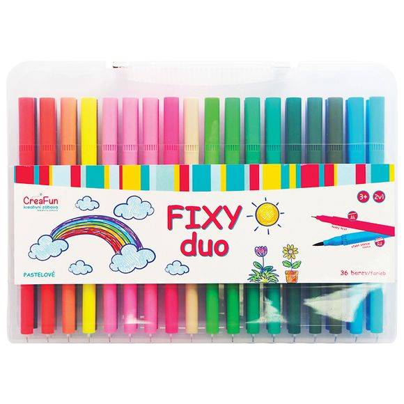 CreaFun 25MS-702-36PP Fixy DUO 36 farieb